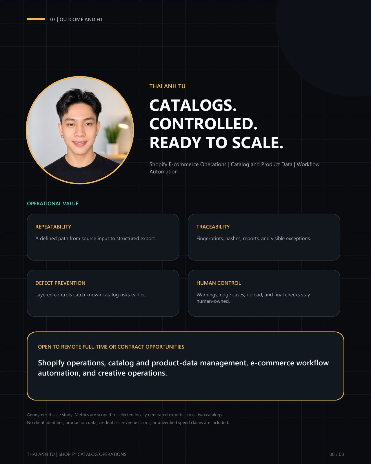 Project Loom case study page 8